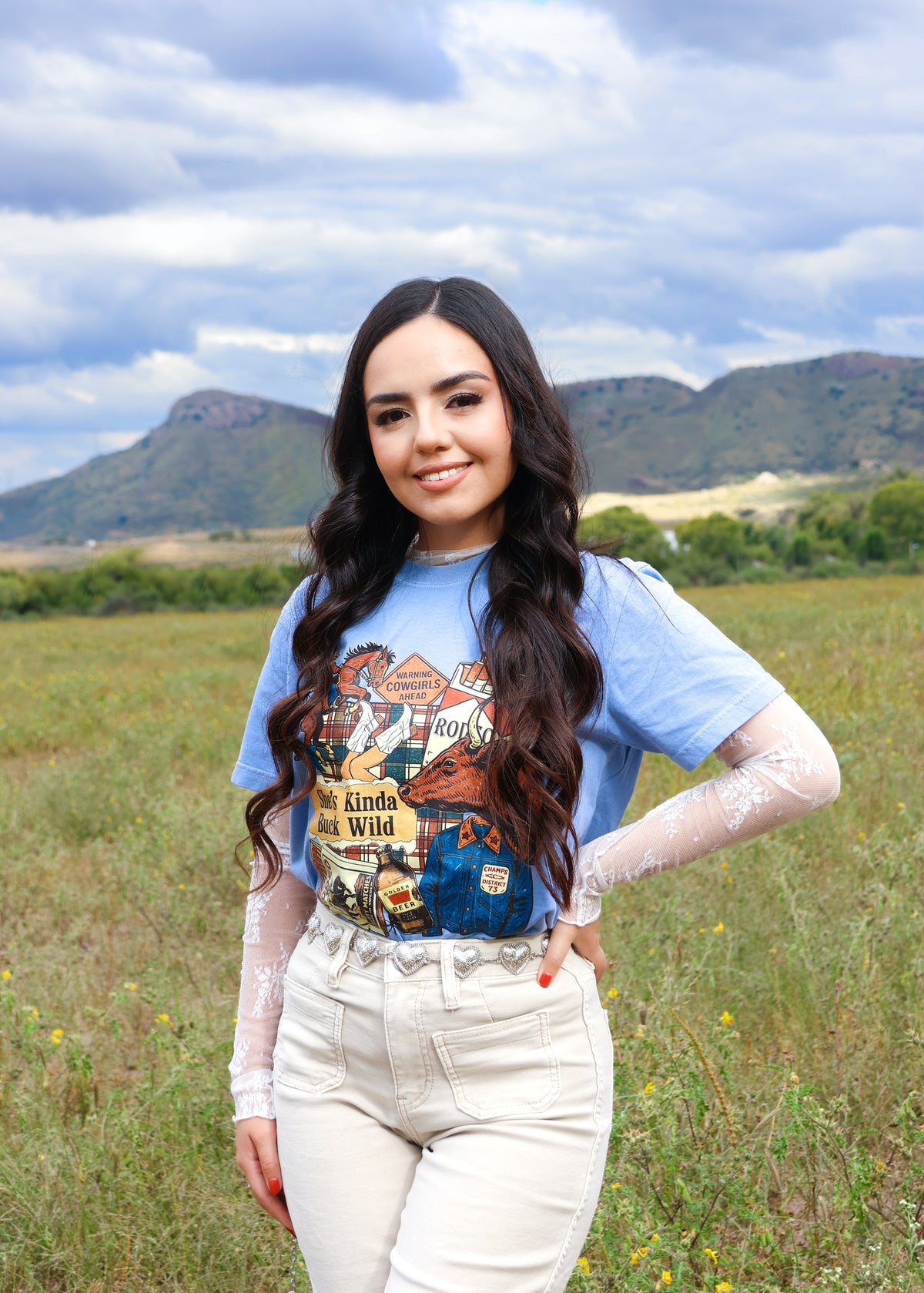 Rodeo Denim Blue T-Shirt