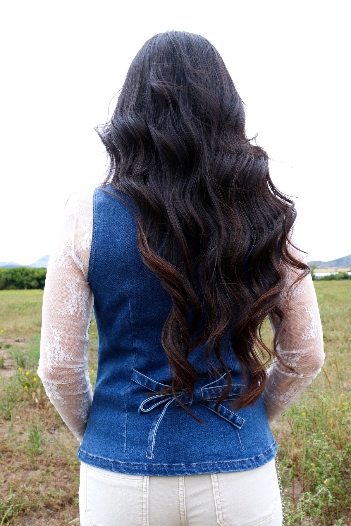 Horse Denim Vest