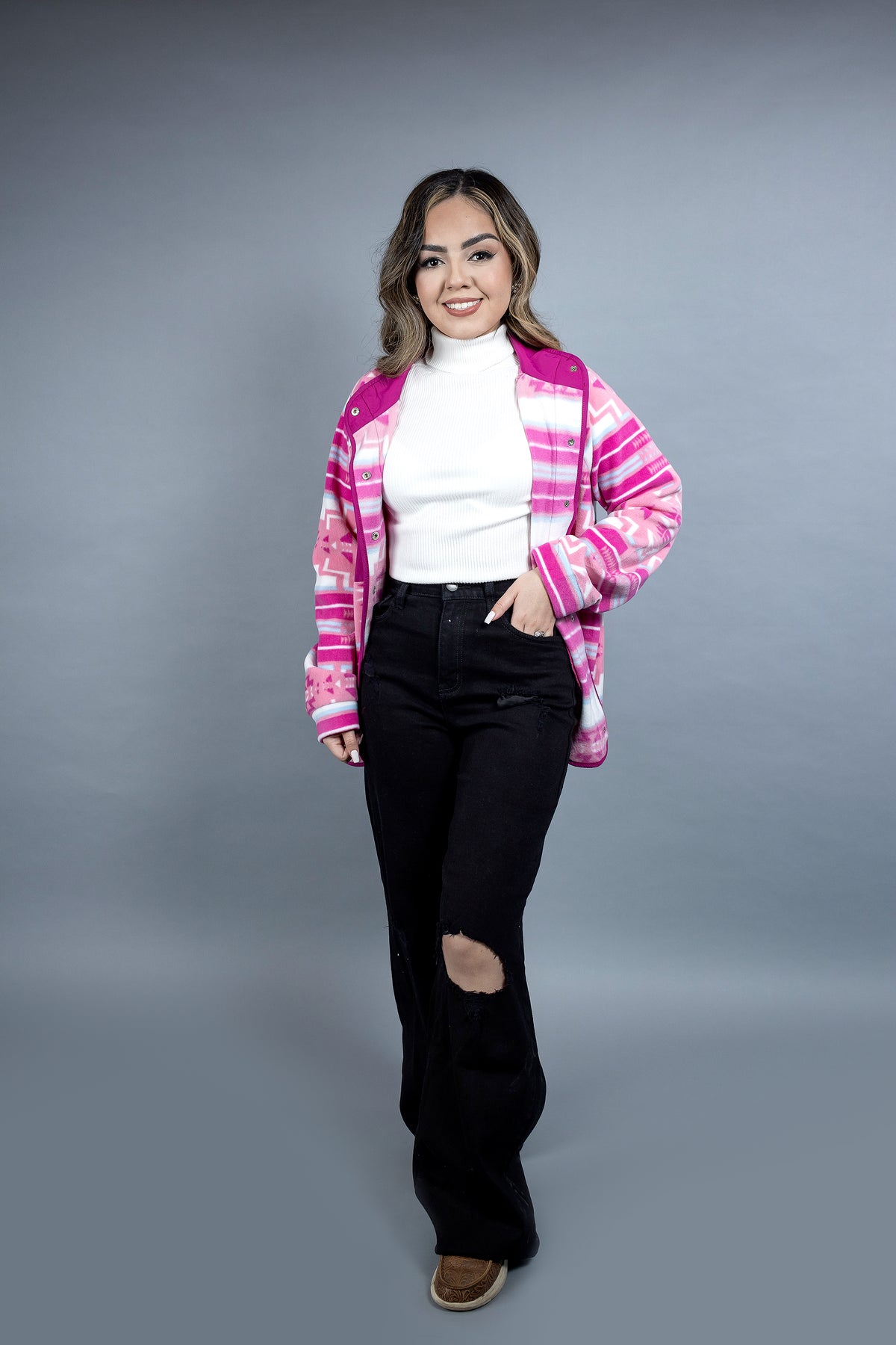 Natalie Black Wide Leg Jeans